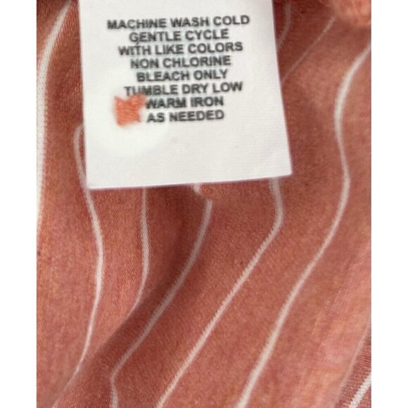 johnnie-O The Original Polo Mens XL Neese Stripe Carnival Peach Casual Preppy - Picture 11 of 14